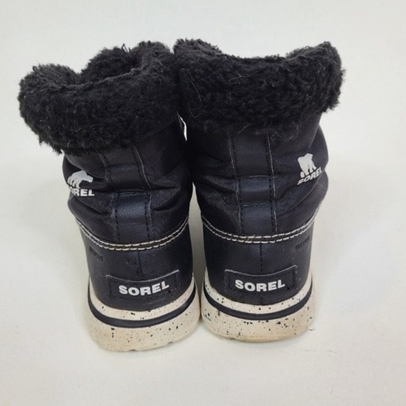 SOREL Women's Cozy Carnival Snow Boot Size US 7.5 EU 38.5 Black Speckled - Picture 2 of 4